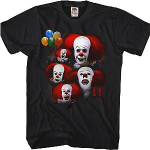 Pennywise Clown Collage IT Shirt Official Merch 90S3003