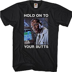 Hold On To Your Butts Jurassic Park T-Shirt Official Merch 90S3003