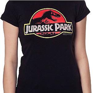 Ladies Jurassic Park Logo Shirt Official Merch 90S3003