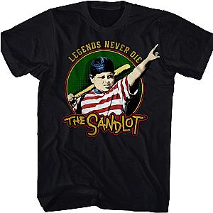 Legends Never Die The Sandlot T-Shirt Official Merch 90S3003