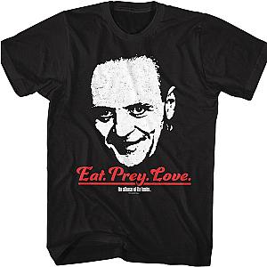 Eat Prey Love Silence of the Lambs T-Shirt Official Merch 90S3003