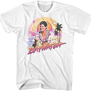 Airbrush Mitch Baywatch T-Shirt Official Merch 90S3003