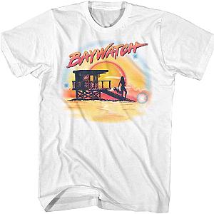 Airbrush Baywatch T-Shirt Official Merch 90S3003