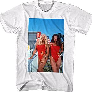 CJ Parker and Caroline Holden Baywatch T-Shirt Official Merch 90S3003