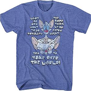 Take Over Pinky and the Brain T-Shirt Official Merch 90S3003