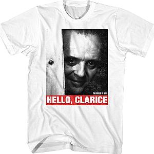 Hello Clarice Silence of the Lambs T-Shirt Official Merch 90S3003