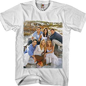 Friends Cast Beach T-Shirt Official Merch 90S3003