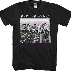 Black and White Friends T-Shirt Official Merch 90S3003