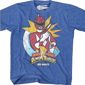 Youth Red Ranger Mighty Morphin Power Rangers Shirt Official Merch 90S3003