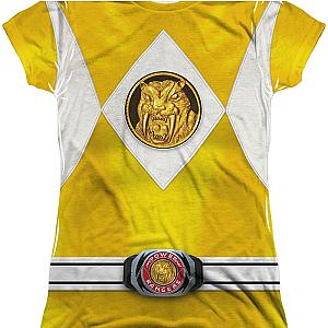 Ladies Yellow Ranger Sublimation Shirt Official Merch 90S3003