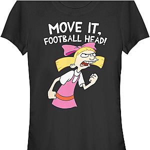 Ladies Move It Football Head Hey Arnold Shirt Official Merch 90S3003