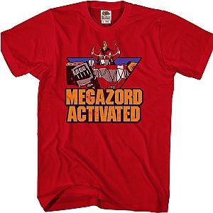 Megazord Activated Mighty Morphin Power Rangers T-Shirt Official Merch 90S3003