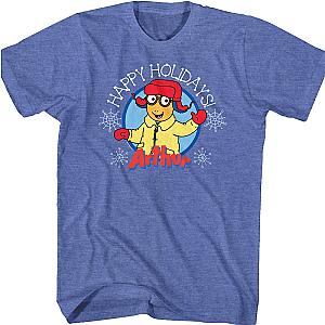 Happy Holidays Arthur T-Shirt Official Merch 90S3003