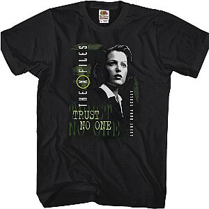 Scully X-Files Shirt Official Merch 90S3003