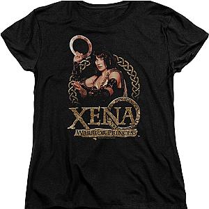 Womens Chakram Xena Warrior Princess Shirt Official Merch 90S3003