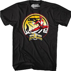 Tyrannosaurus Power Coin Mighty Morphin Power Rangers T-Shirt Official Merch 90S3003