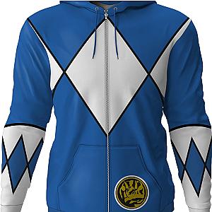 Blue Ranger Mighty Morphin Power Rangers Costume Hoodie Official Merch 90S3003