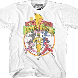 Youth Group Picture Mighty Morphin Power Rangers Shirt Official Merch 90S3003