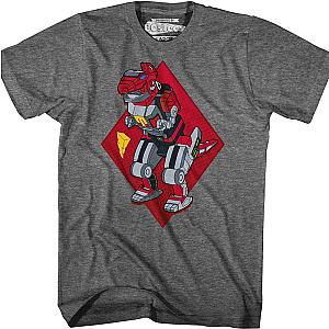 Tyrannosaurus Dinozord Mighty Morphin Power Rangers T-Shirt Official Merch 90S3003