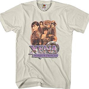 Collage Xena Warrior Princess T-Shirt Official Merch 90S3003