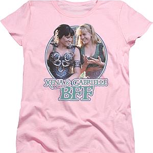 Womens Always BFF Xena Shirt Official Merch 90S3003