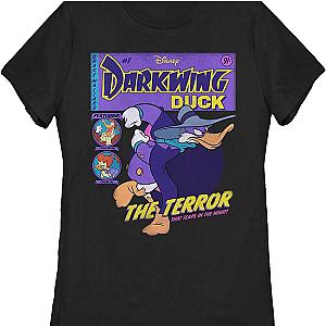 Womens Comic Book Cover Darkwing Duck Shirt Official Merch 90S3003