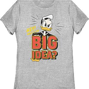 Womens Donald Duck What's The Big Idea DuckTales Shirt Official Merch 90S3003