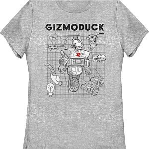 Womens Gizmoduck DuckTales Shirt Official Merch 90S3003