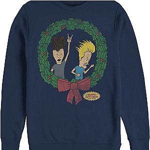 Beavis And Butt-Head Christmas Sweatshirt Official Merch 90S3003