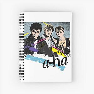 Original Vintage Styled 80s A-Ha Design Spiral Notebook