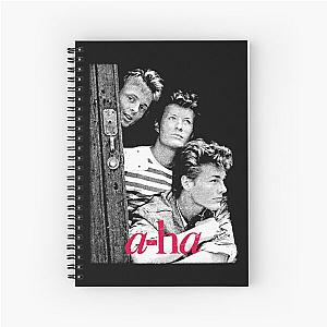 a-ha band 80s retro  Spiral Notebook