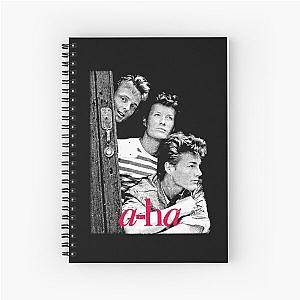 a-ha band 80s retro Spiral Notebook