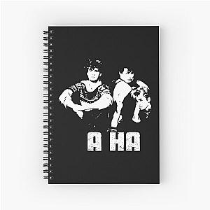 A-ha Pop band designs ,A-ha art    Spiral Notebook