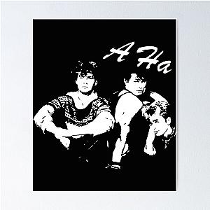 A-ha illustration ,A-ha art    Poster