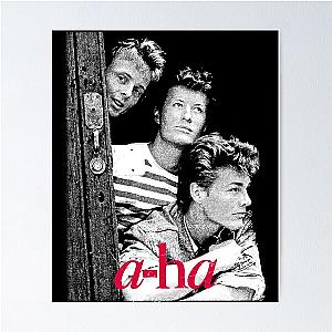 a-ha band 80s retro  Poster