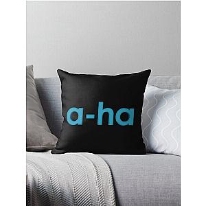 A-ha logo Throw Pillow