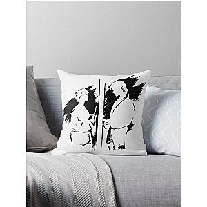 a-ha Ink Throw Pillow