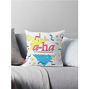 A-ha - 80s design Throw Pillow