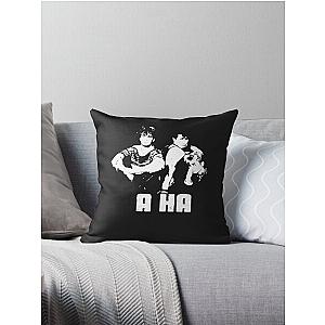 A ha a ha pop band designs ,a ha art Throw Pillow