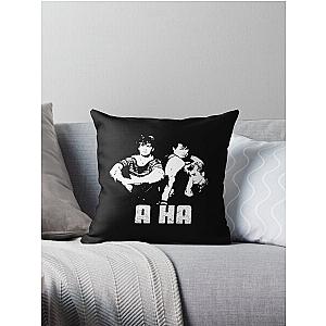 A Ha A-ha Pop Band Designs ,A-ha Art   Throw Pillow