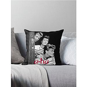 a-ha band 80s retro  Throw Pillow