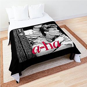 a-ha band 80s retro  Comforter