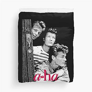 a-ha band 80s retro Duvet Cover