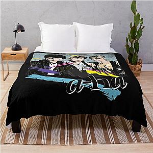 Original Styled 80s A-Ha band Throw Blanket