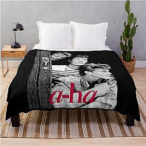 a-ha band 80s retro Throw Blanket