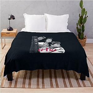 a-ha band 80s retro Classic T-Shirt Throw Blanket