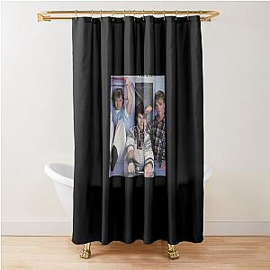 A-Ha Sticker Shower Curtain