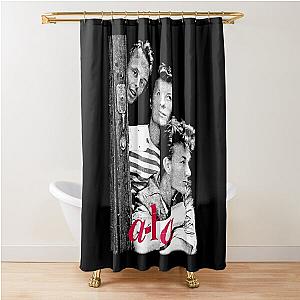 a-ha band 80s retro Shower Curtain