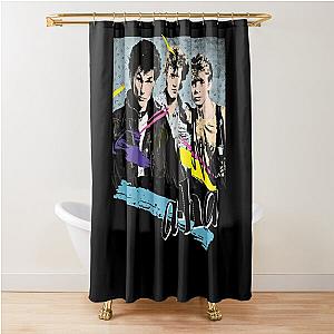 Original Styled 80s A-Ha band Shower Curtain