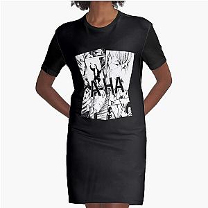 A-HA Graphic T-Shirt Dress